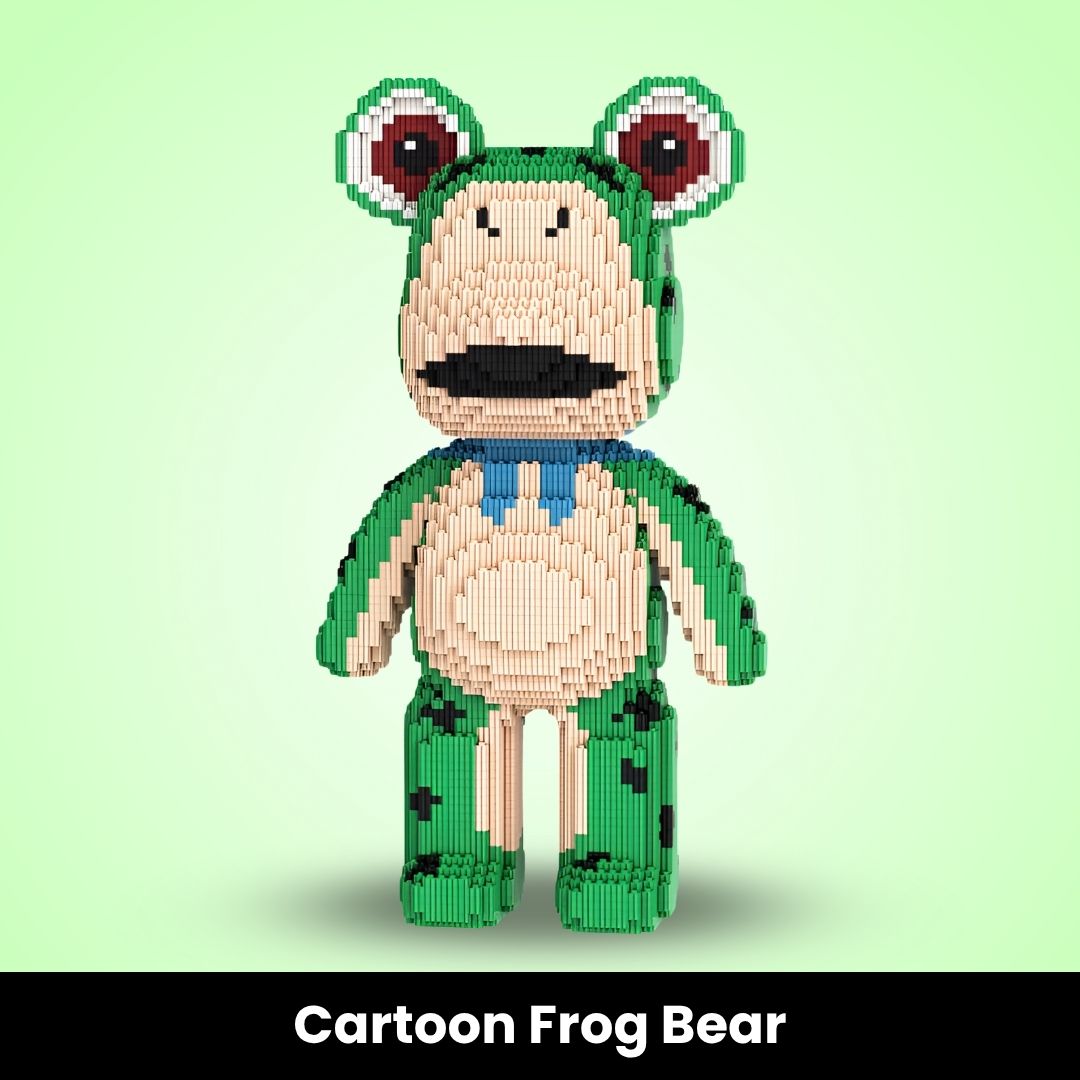 BIGGIES BEAR® Riesiger Bausteinbär zum Zusammenbauen (5000+ Teile)