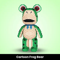 Cartoon Frosch Bär
