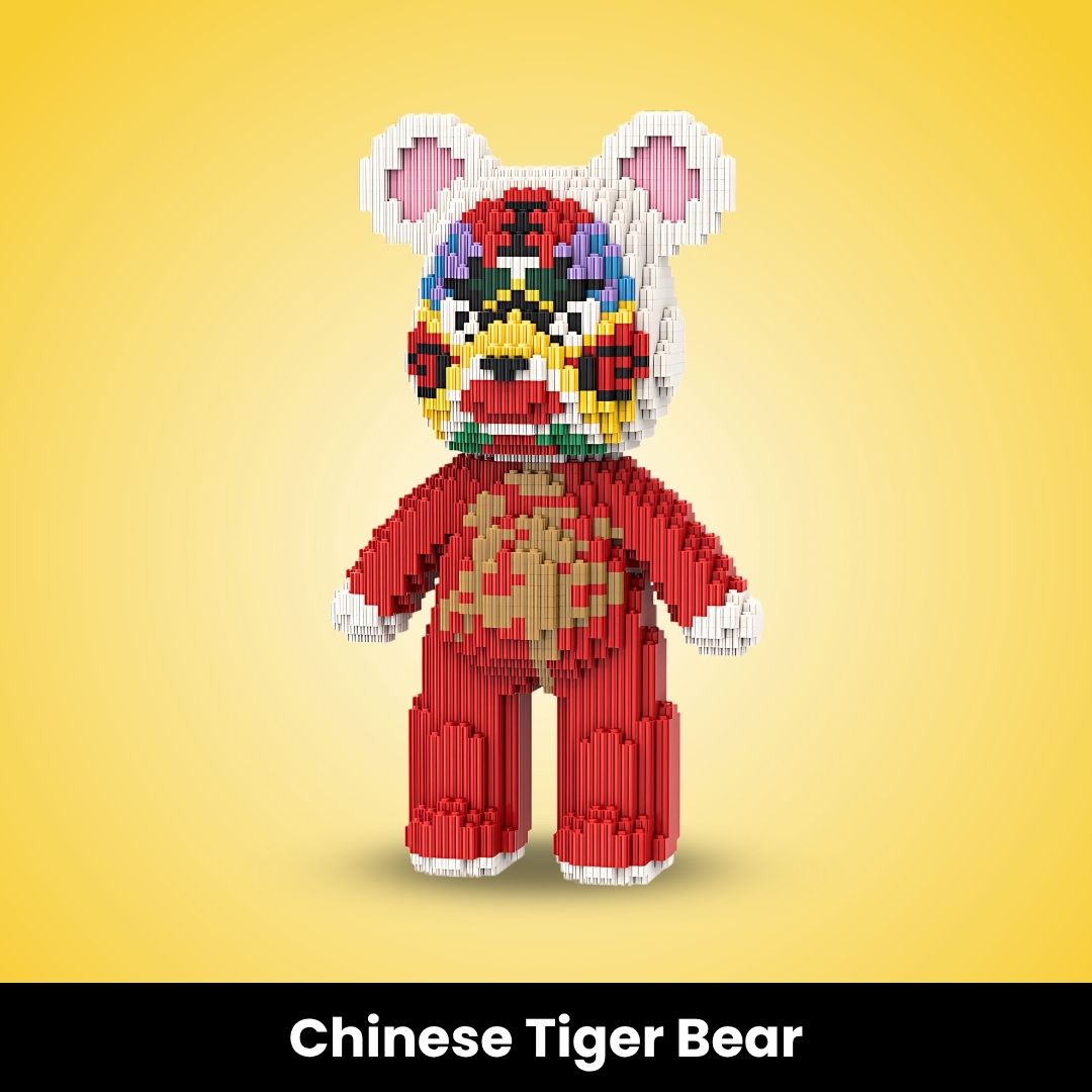 BIGGIESBEAR® Mini Baustein-Bären zum Selberbauen (3000+ Teile)