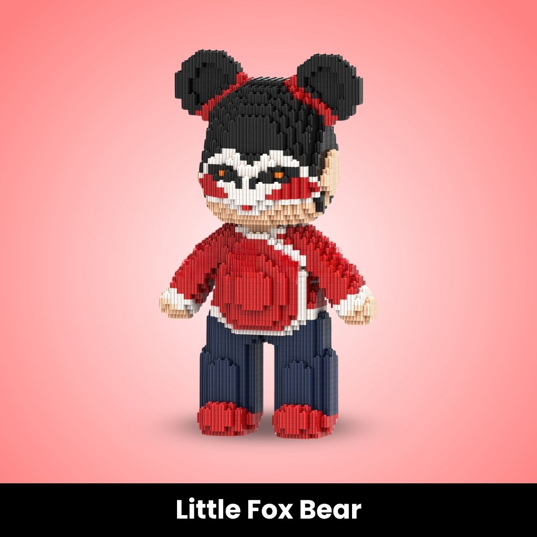 BIGGIESBEAR® Mini Baustein-Bären zum Selberbauen (3000+ Teile)