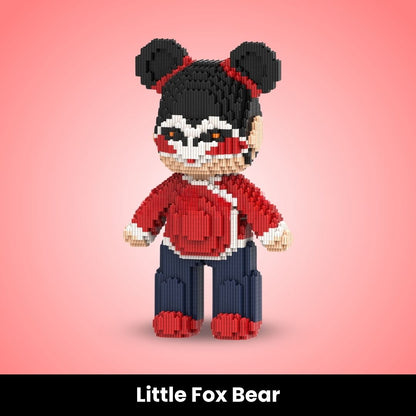 BIGGIESBEAR® Mini Baustein-Bären zum Selberbauen (3000+ Teile)