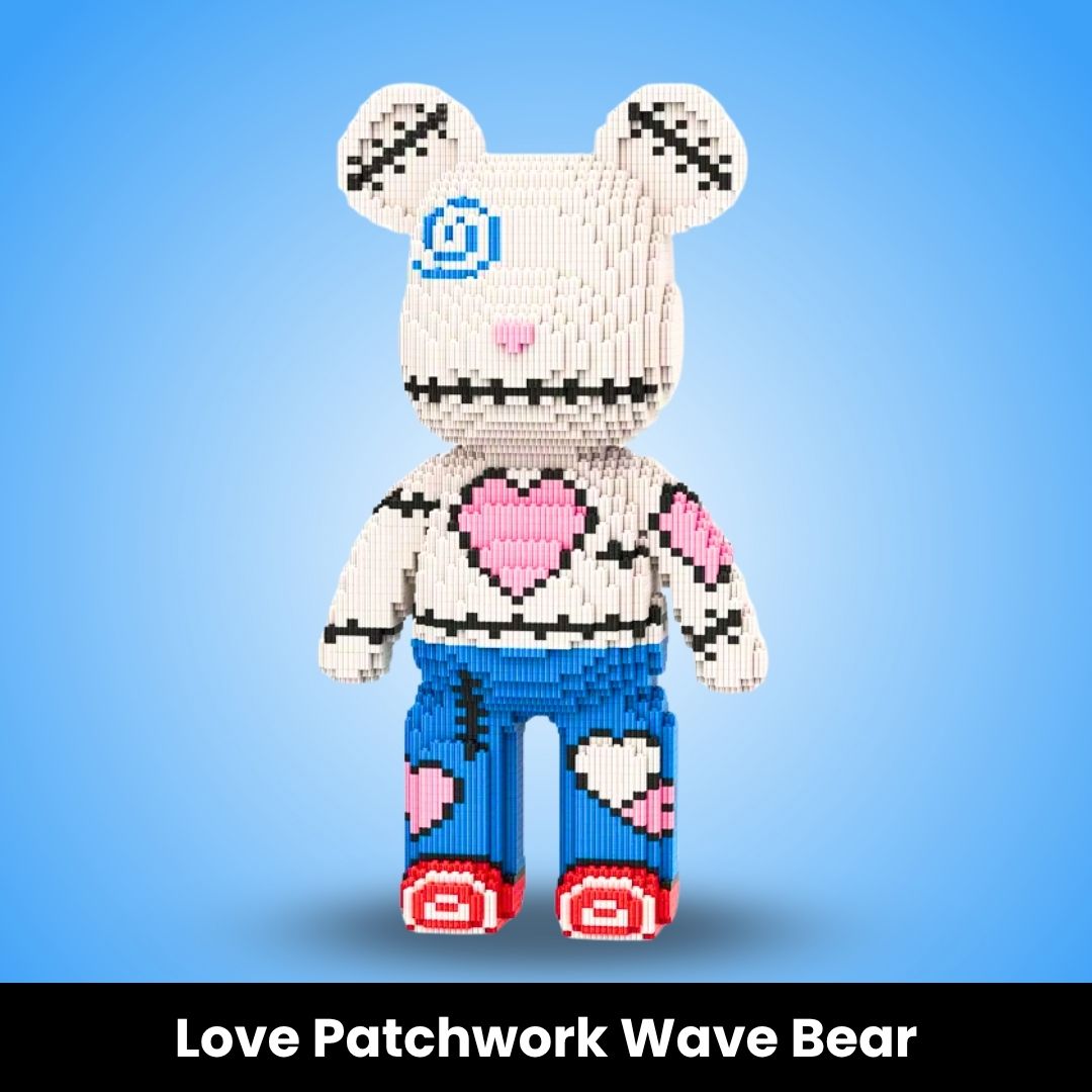 BIGGIESBEAR® Riesiger Bausteinbär zum Zusammenbauen (3600+ Teile)